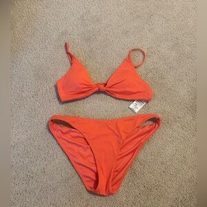 O'Neill Orange Triangle Bikini Set